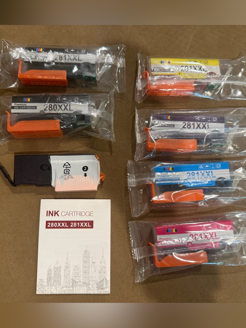 Canon 280XXL and 281XXL Printer Ink Lot